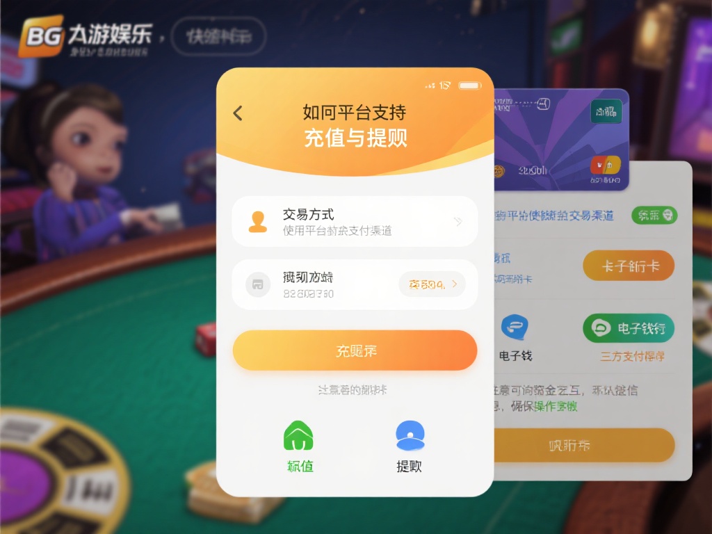 如何充值与提现
作为一款备受欢迎的软件bg大游娱