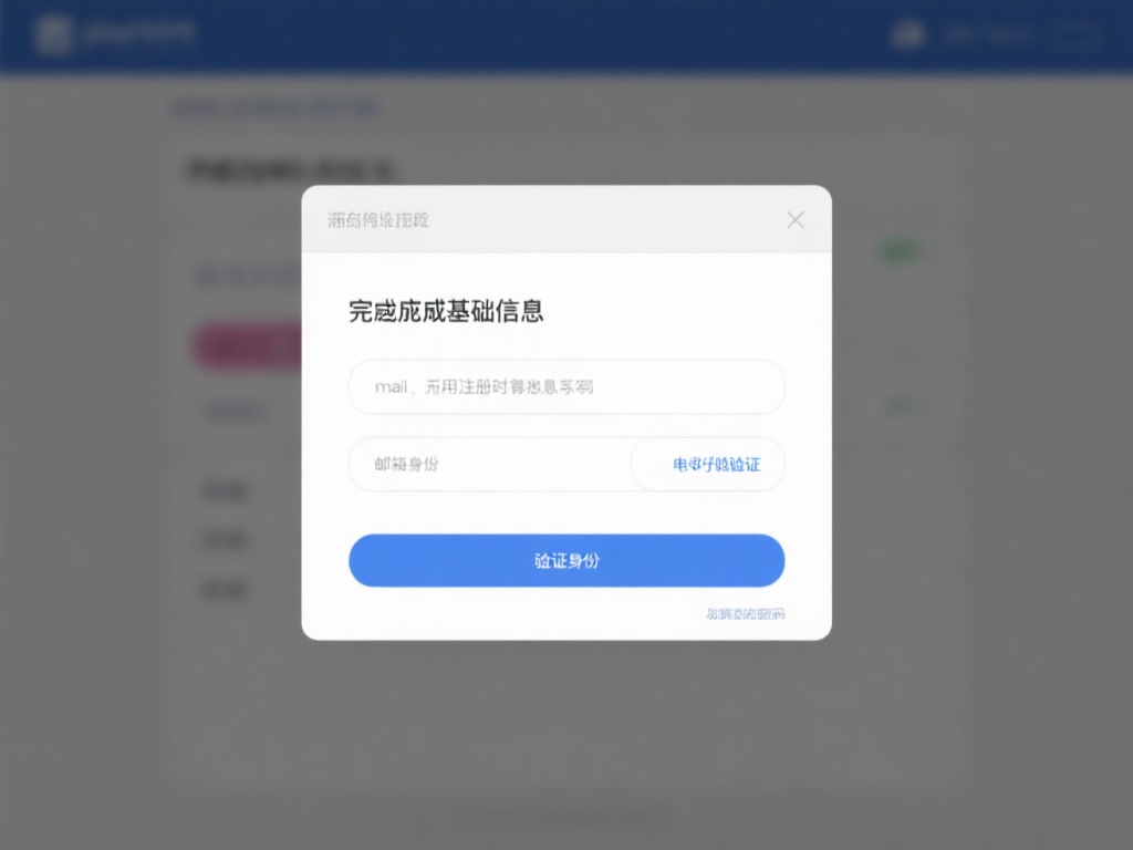 在完成基础信息填写后，网站会要求进行电子邮件验证。